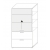 Szafa File z żaluzją - szuflady na teczki zawieszkowe TORO TS 13  80x43 h=183,7